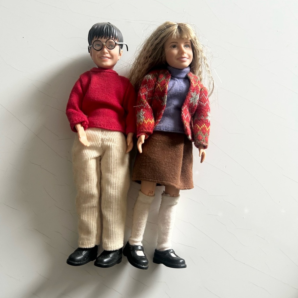 Mattel Vintage Harry Potter & Hermione Granger Collectible Dolls Set of 2